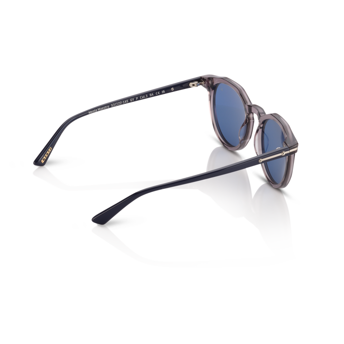 Mente Maestro Transparent Grey & Navy Blue - Frame 34