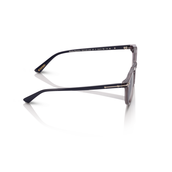 Mente Maestro Transparent Grey & Navy Blue - Frame 38