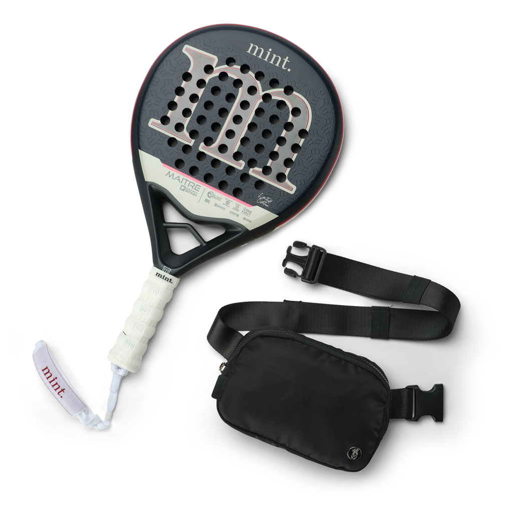 Mint Maitre Padel Racket with Free Belt Bag