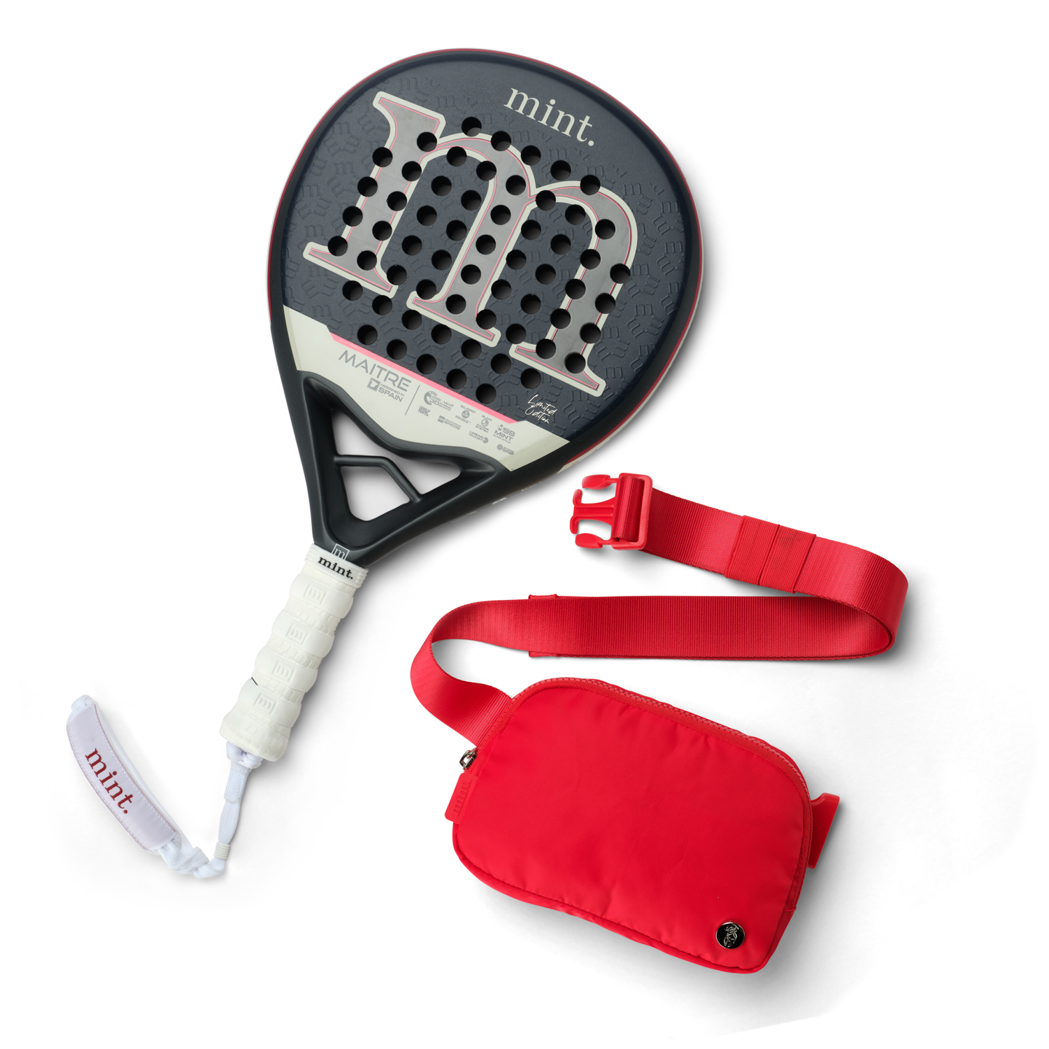 Mint Merite Padel Racket with Free Belt Bag