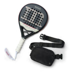 Mint Maitre Padel Racket with Free Belt Bag - Black