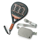 Mint Majeste Padel Racket with Free Belt Bag - Light Gray
