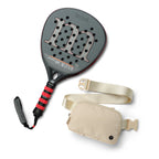 Mint Manouvre Padel Racket with Free Belt Bag - Cream