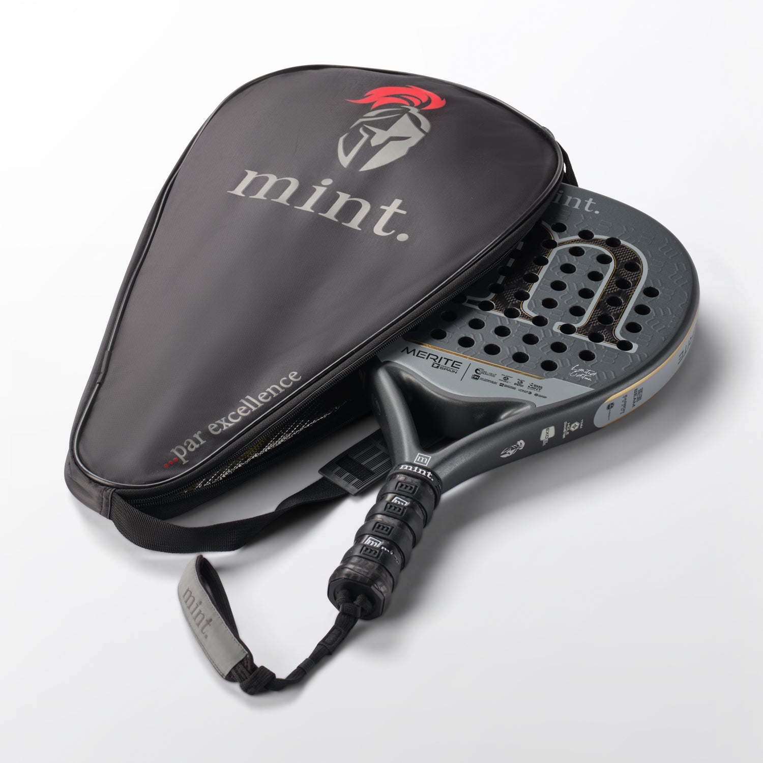 Mint Merite Padel Racket with Free Belt Bag
