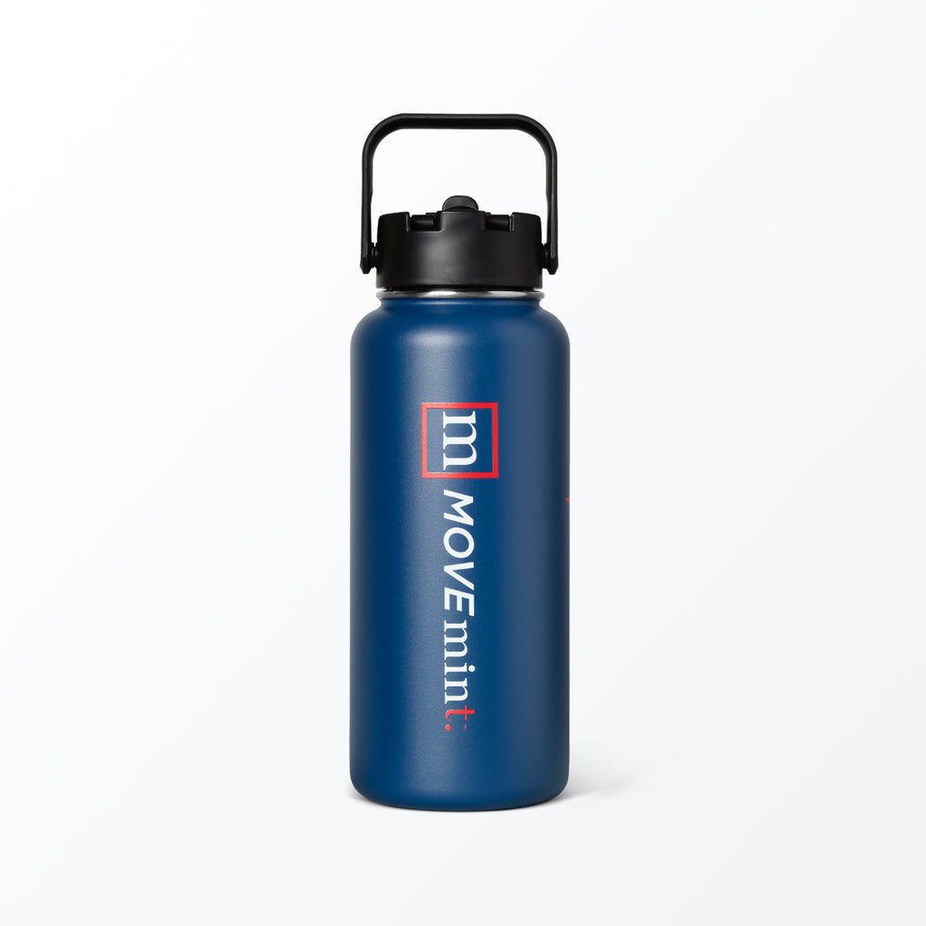 En Garde MOVEmint 32 oz Insulated Sport Bottle, Ocean Blue