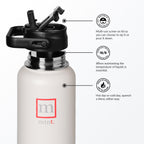Upward MOVEmint 32 oz Water Bottle, Coconut Cream