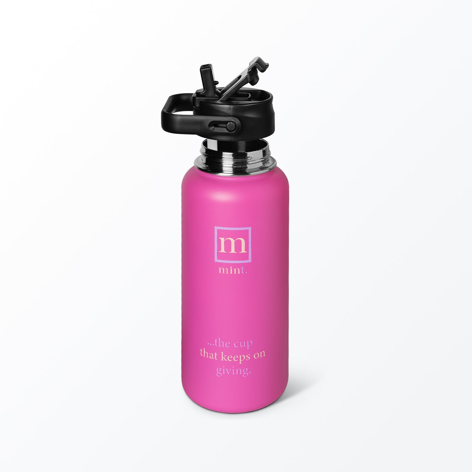 Upward MOVEmint Playful Pink 32oz Water Bottle