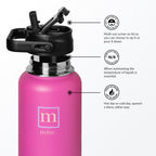 Upward MOVEmint 32 oz Water Bottle, Playful Pink