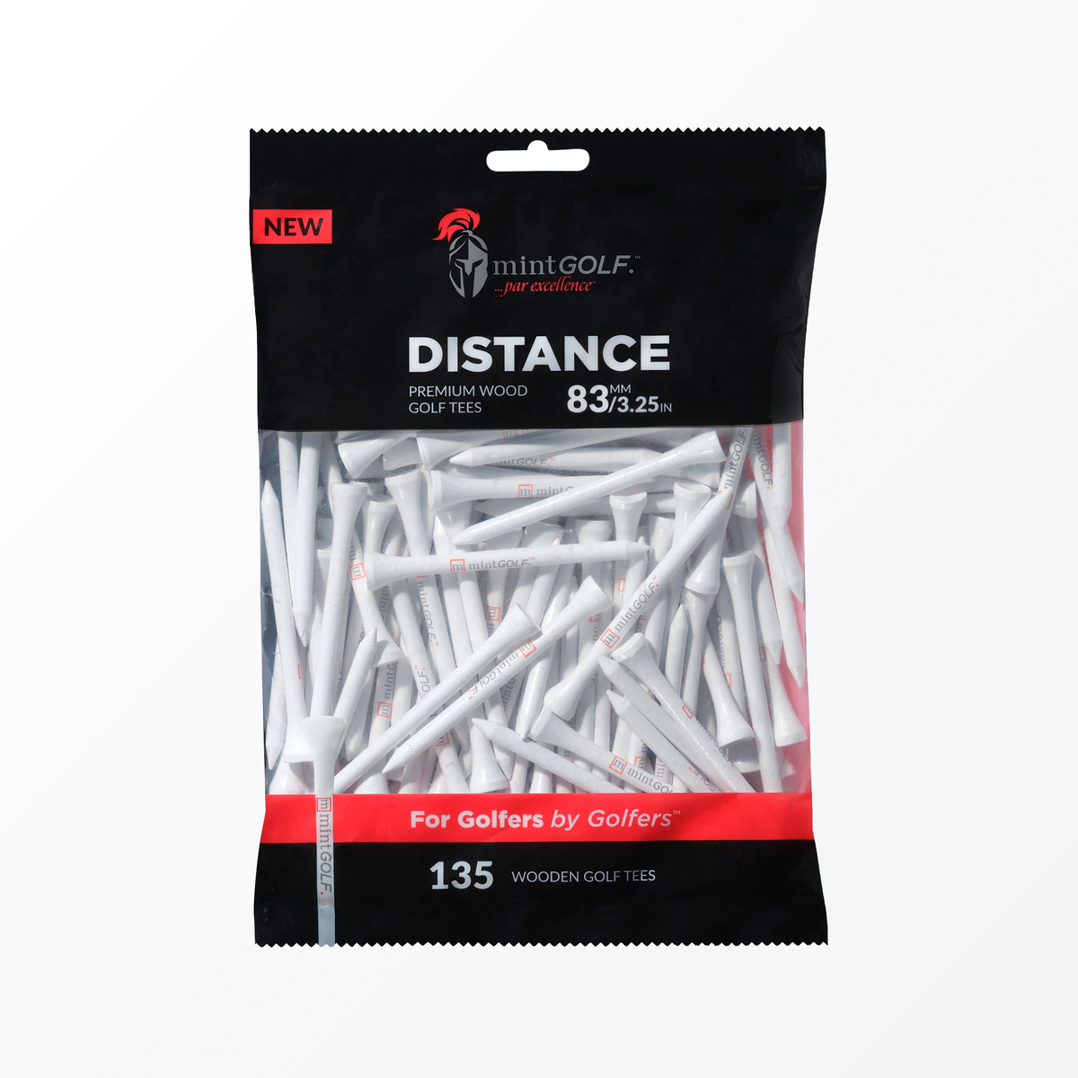 MintGOLF™ Distance Premium Wooden Tees