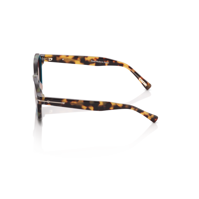 Mente Mirroir Brown Havana & Solid Teal - Frame 13