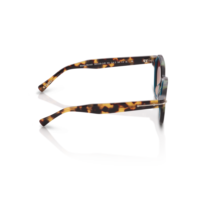 Mente Mirroir Brown Havana & Solid Teal - Frame 37