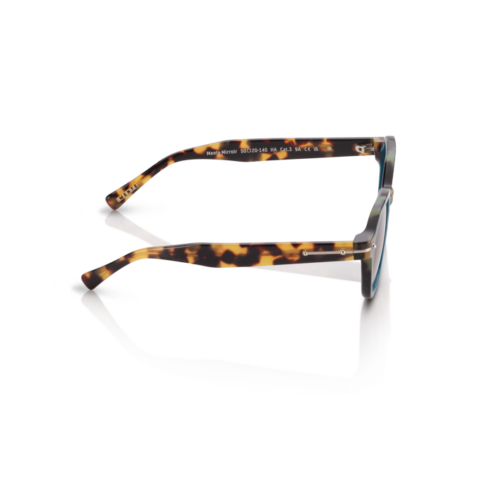 Mente Mirroir Brown Havana & Solid Teal - Frame 38