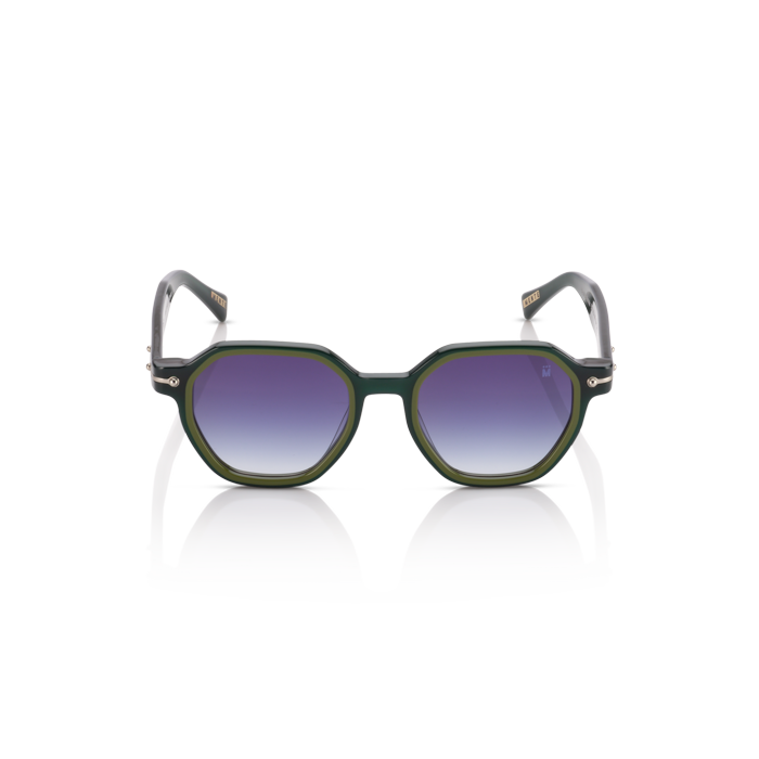 Mente Mirroir Green & Solid Olive Green - Frame 1