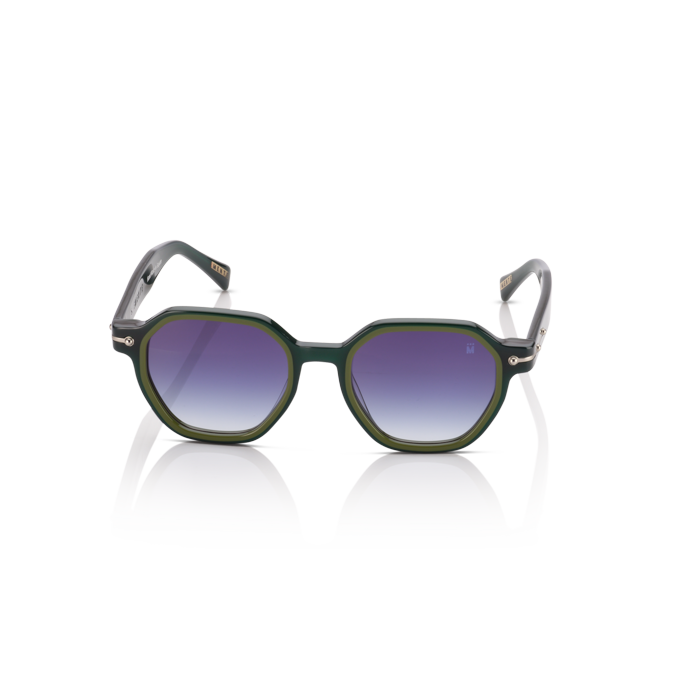 Mente Mirroir Green & Solid Olive Green - Frame 3