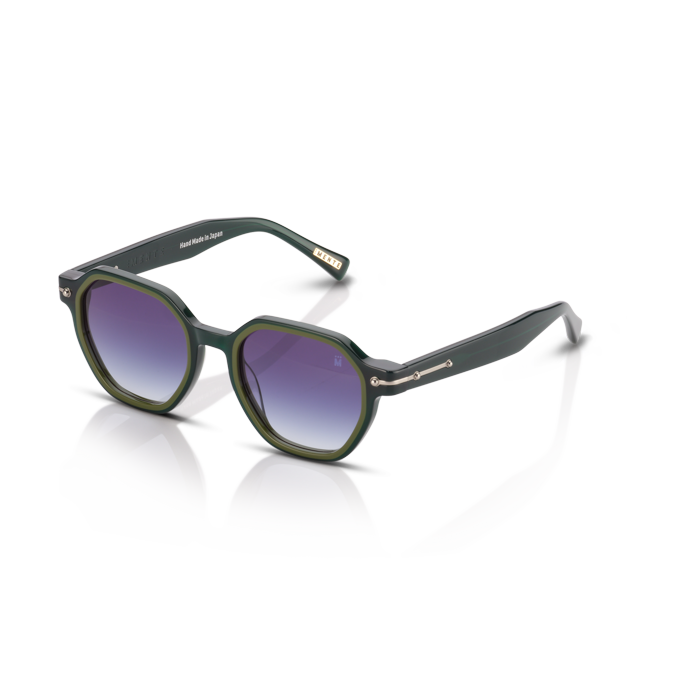 Mente Mirroir Green & Solid Olive Green - Frame 7