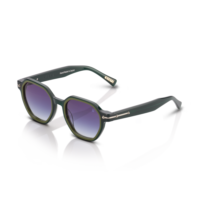 Mente Mirroir Green & Solid Olive Green - Frame 8