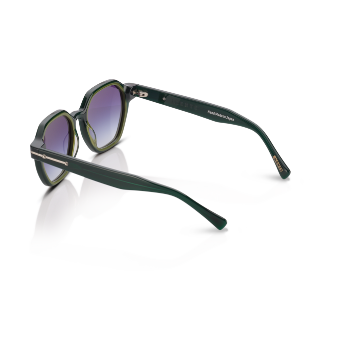 Mente Mirroir Green & Solid Olive Green - Frame 18