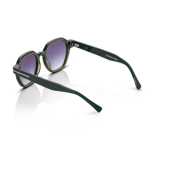 Mente Mirroir Green & Solid Olive Green - Frame 19