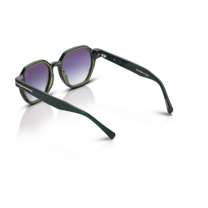 Mente Mirroir Green & Solid Olive Green - Frame 20