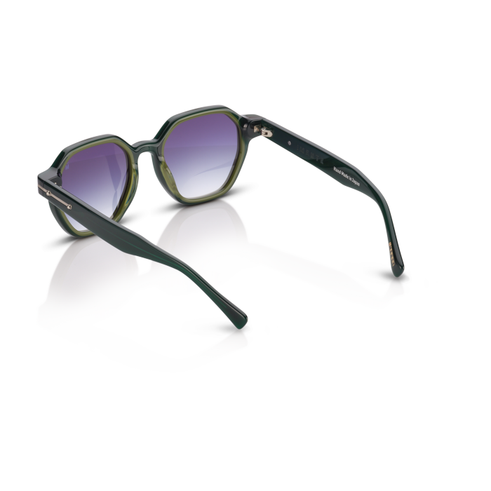 Mente Mirroir Green & Solid Olive Green - Frame 21