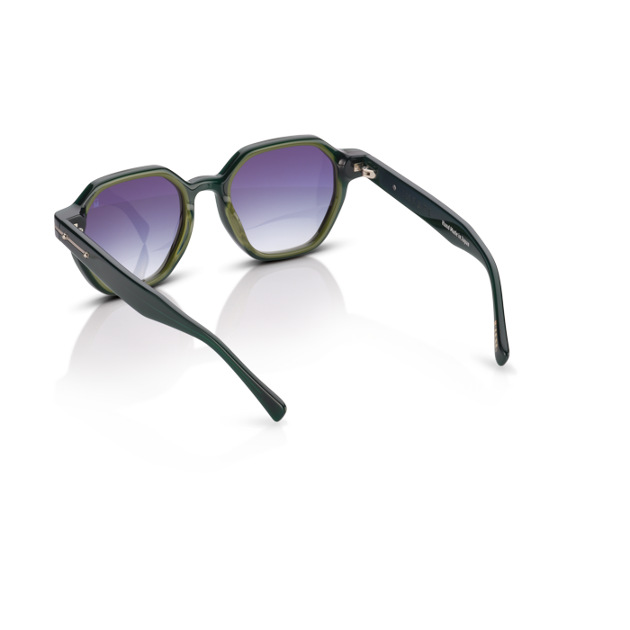 Mente Mirroir Green & Solid Olive Green - Frame 22