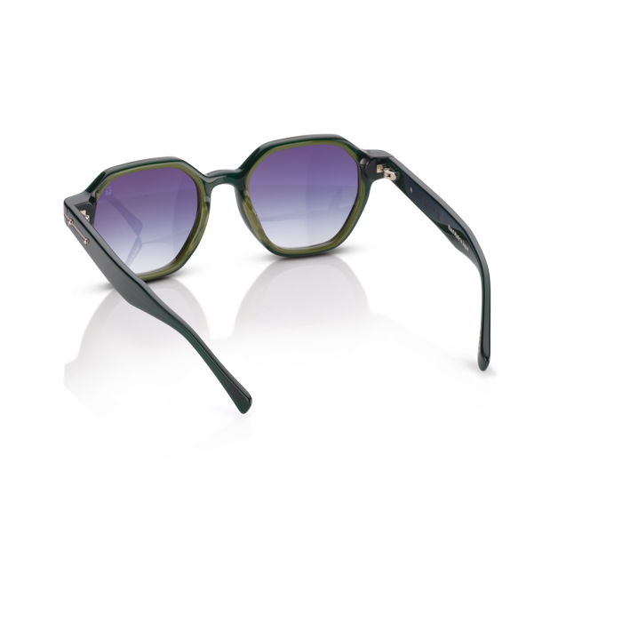 Mente Mirroir Green & Solid Olive Green - Frame 23