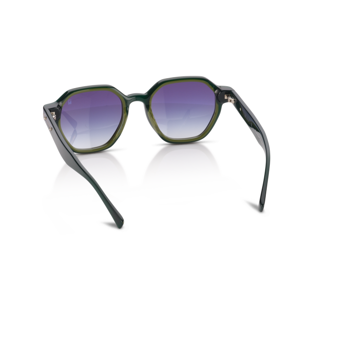 Mente Mirroir Green & Solid Olive Green - Frame 24