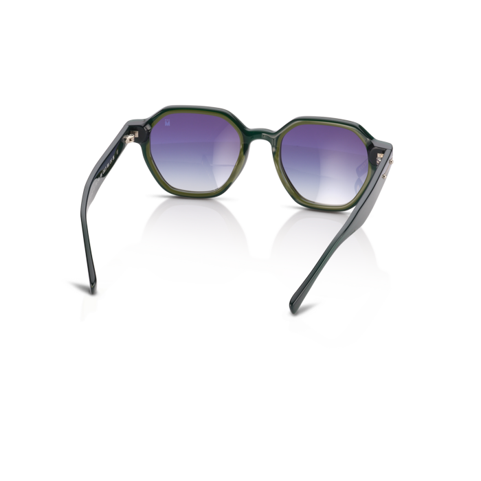 Mente Mirroir Green & Solid Olive Green - Frame 28