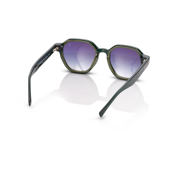 Mente Mirroir Green & Solid Olive Green - Frame 29