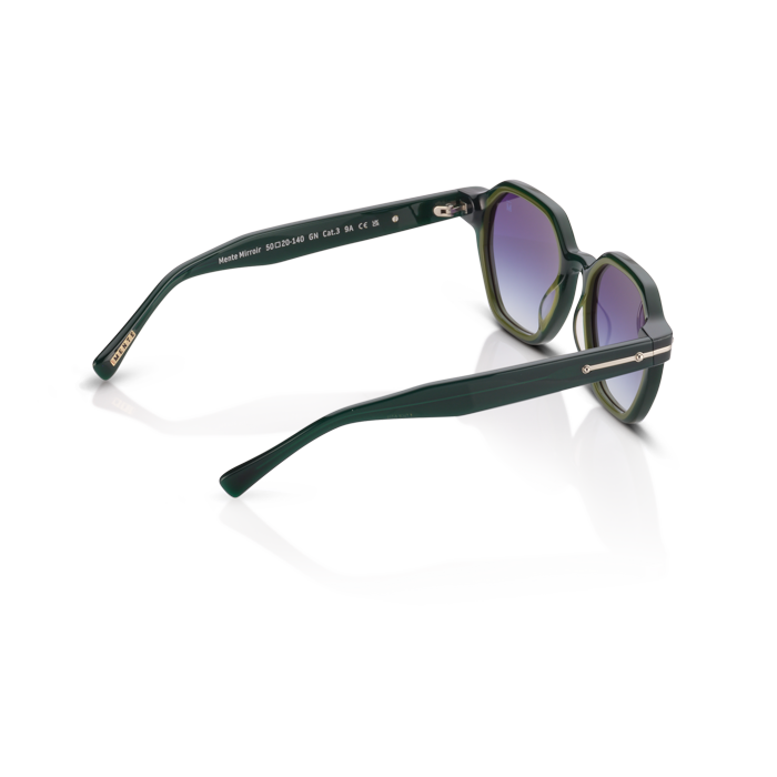 Mente Mirroir Green & Solid Olive Green - Frame 35