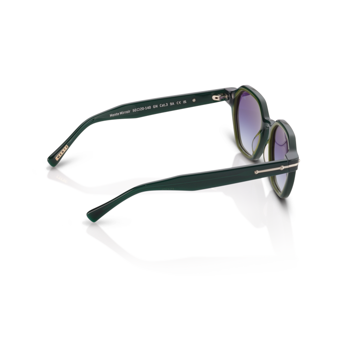 Mente Mirroir Green & Solid Olive Green - Frame 36