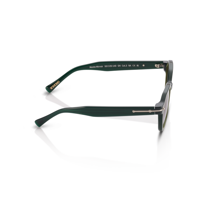 Mente Mirroir Green & Solid Olive Green - Frame 39