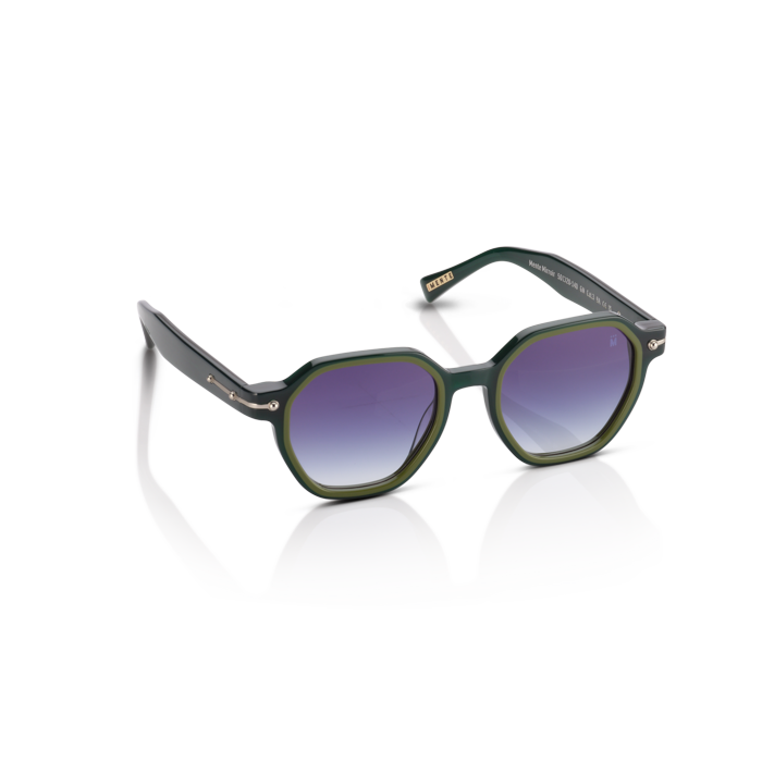 Mente Mirroir Green & Solid Olive Green - Frame 47