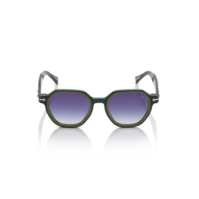 Mente Mirroir Green & Solid Olive Green - Frame 50