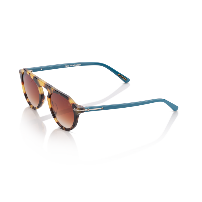 Mente Mint Brown Havana & Teal - Frame 9