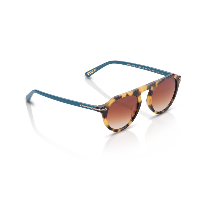 Mente Mint Brown Havana & Teal - Frame 43