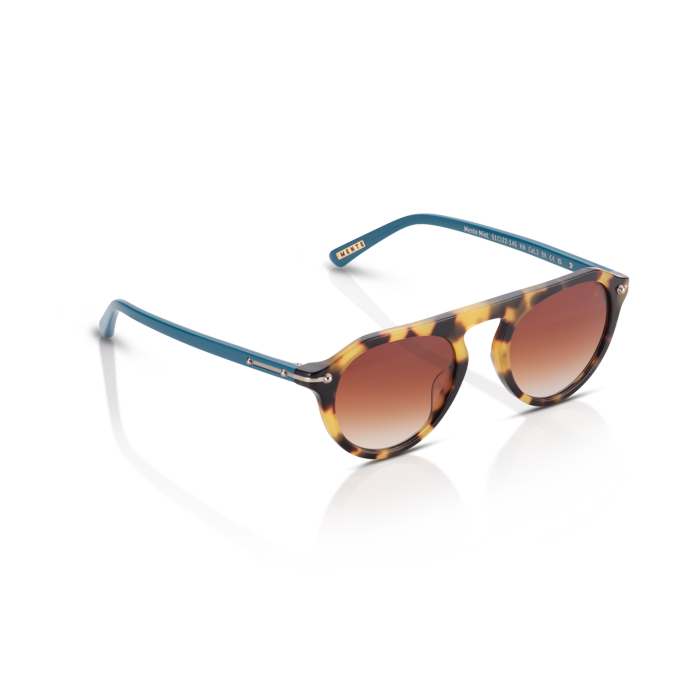 Mente Mint Brown Havana & Teal - Frame 44