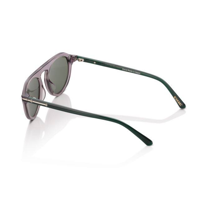 Mente Mint Transparent Grey & Forest Green - Frame 16