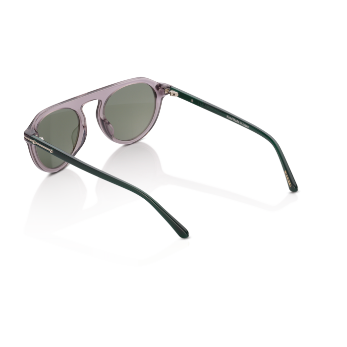 Mente Mint Transparent Grey & Forest Green - Frame 19