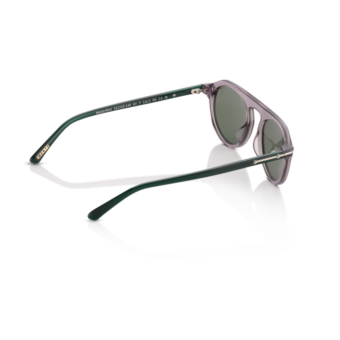 Mente Mint Transparent Grey & Forest Green - Frame 34