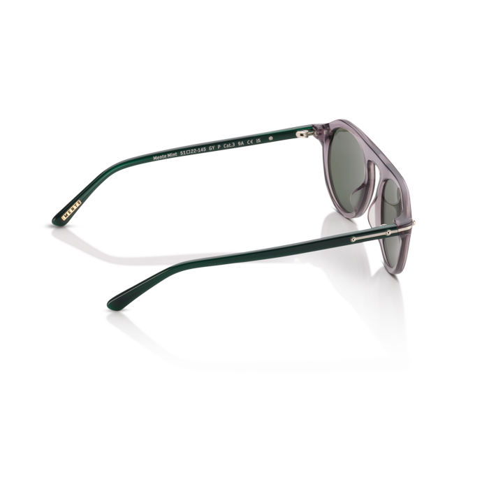 Mente Mint Transparent Grey & Forest Green - Frame 35