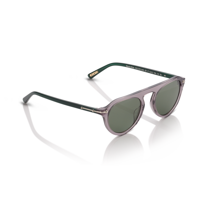 Mente Mint Transparent Grey & Forest Green - Frame 43
