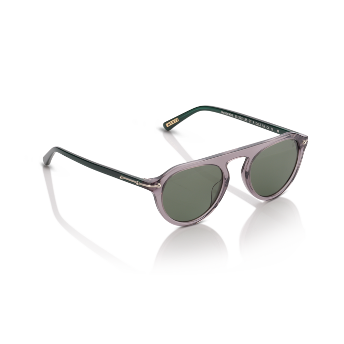 Mente Mint Transparent Grey & Forest Green - Frame 44