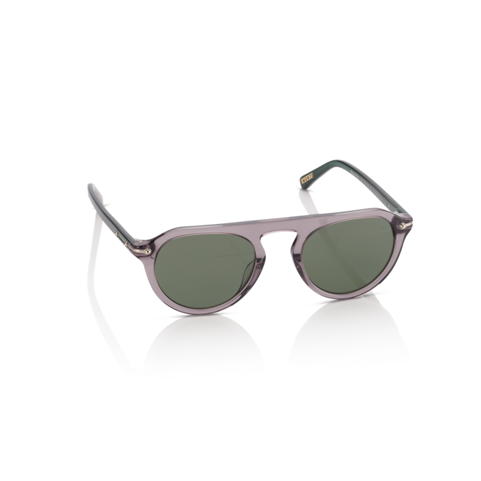 Mente Mint Transparent Grey & Forest Green - Frame 47