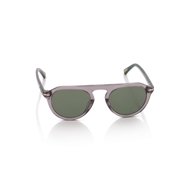 Mente Mint Transparent Grey & Forest Green - Frame 48