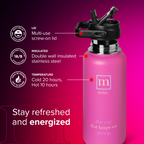 Upward MOVEmint 32 oz Water Bottle, Playful Pink