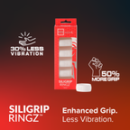 SiliGrip Ringz™ Racket Grip, White