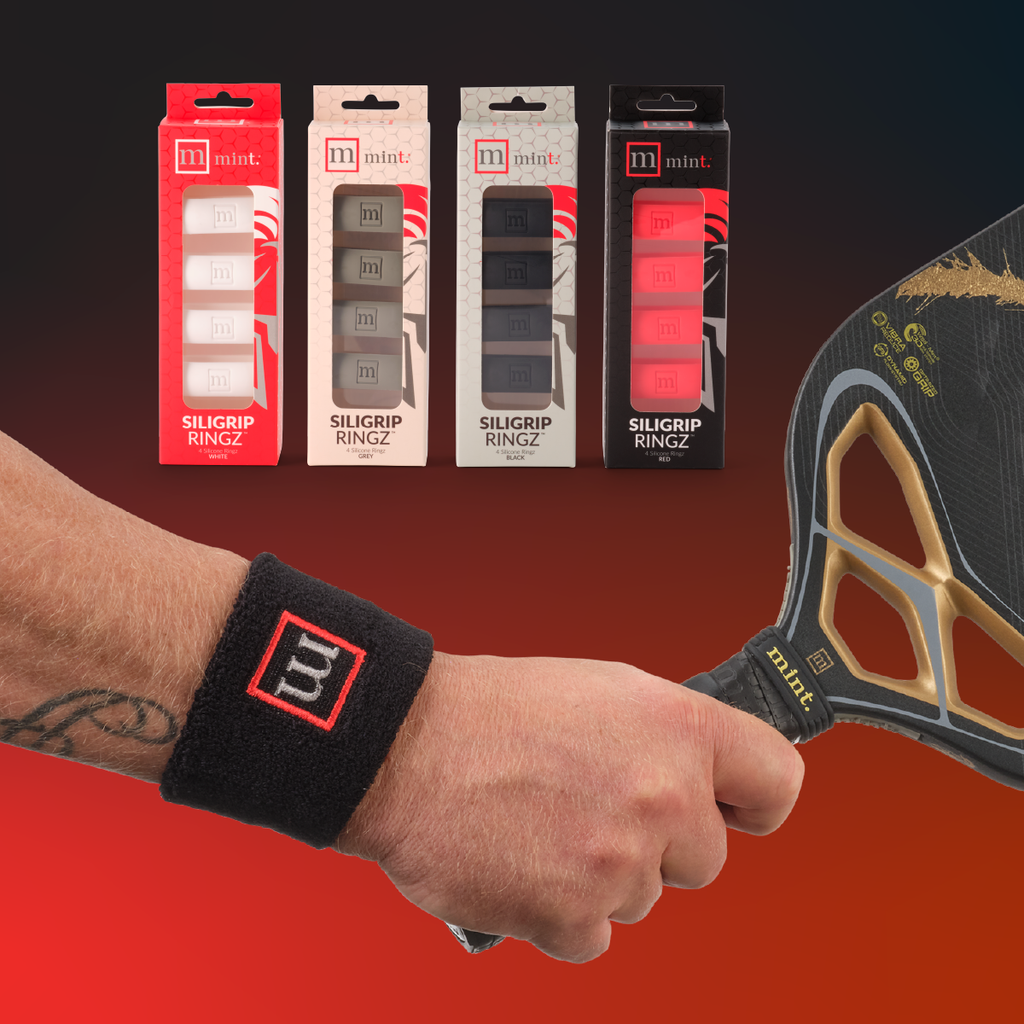 SiliGrip Ringz™ Racket Grip, White
