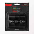 Packaging of black pickleball overgrips with mint brand logo