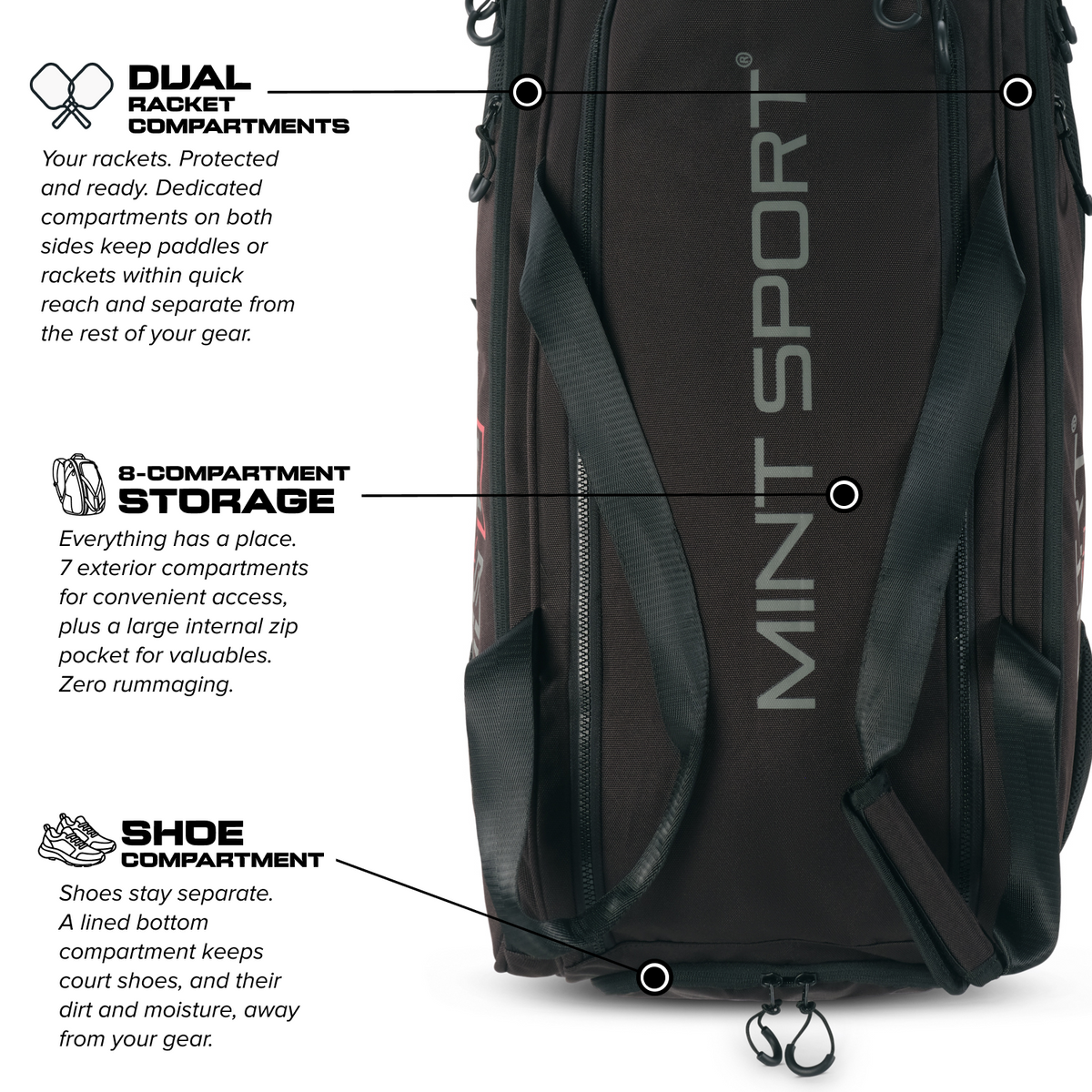 Unleash™ Tournament Bag | Black